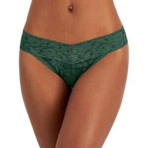 INC Lace Thong Underwear Lingerie Smoke Pine Green NWT Plus Size XXL